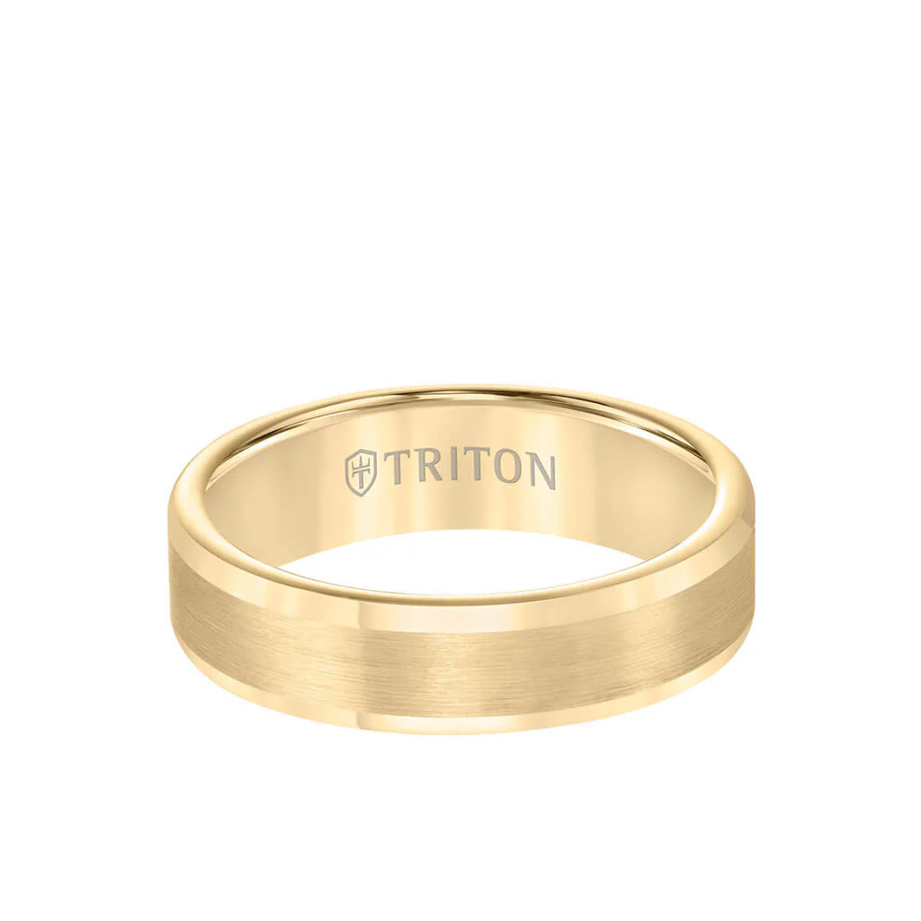 6MM Tungsten Carbide Ring - Satin Finish and Round Edge - Image 7