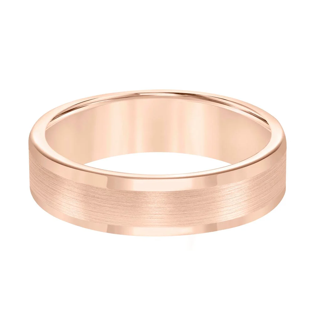 6MM Tungsten Carbide Ring - Satin Finish and Round Edge - Image 8