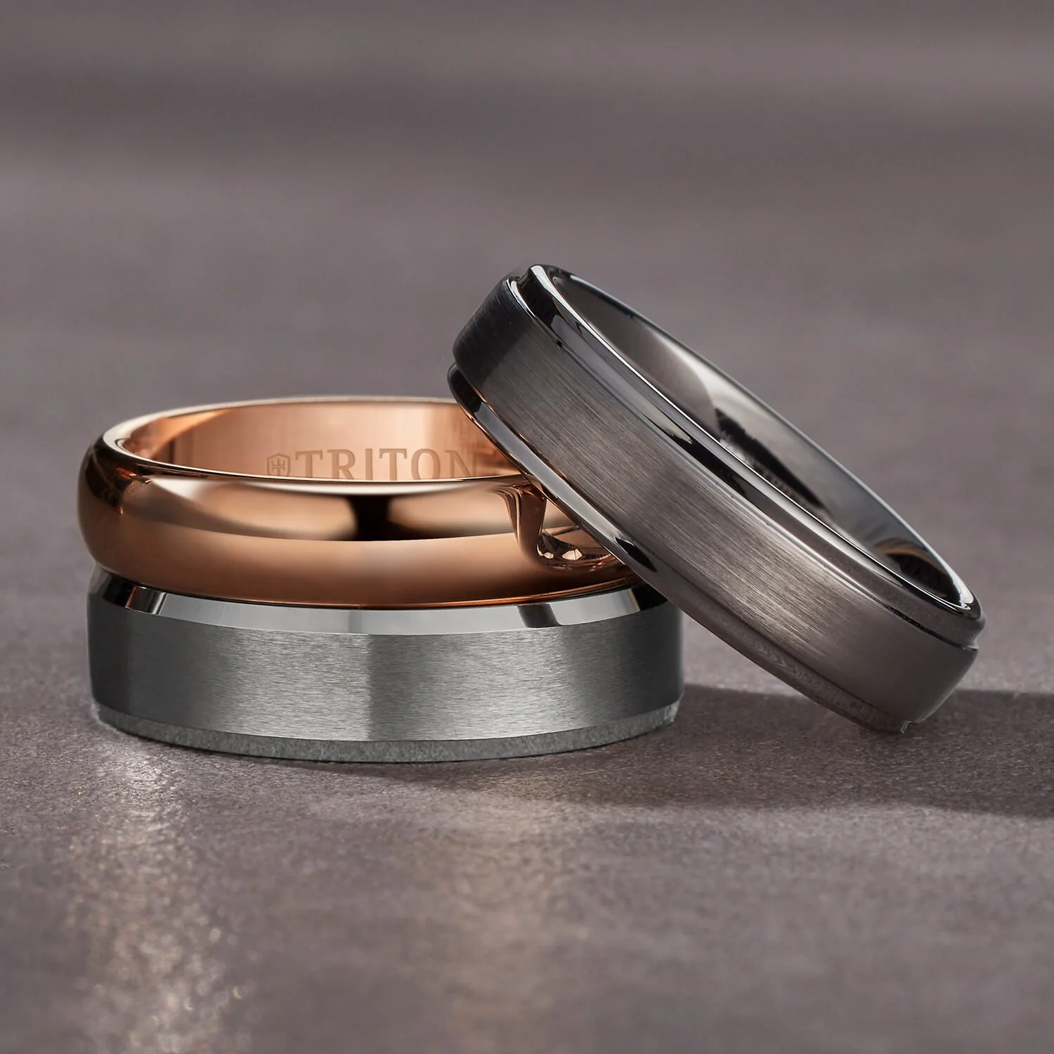 6MM Tungsten Carbide Ring - Satin Finish Center and Step Edge - Image 3