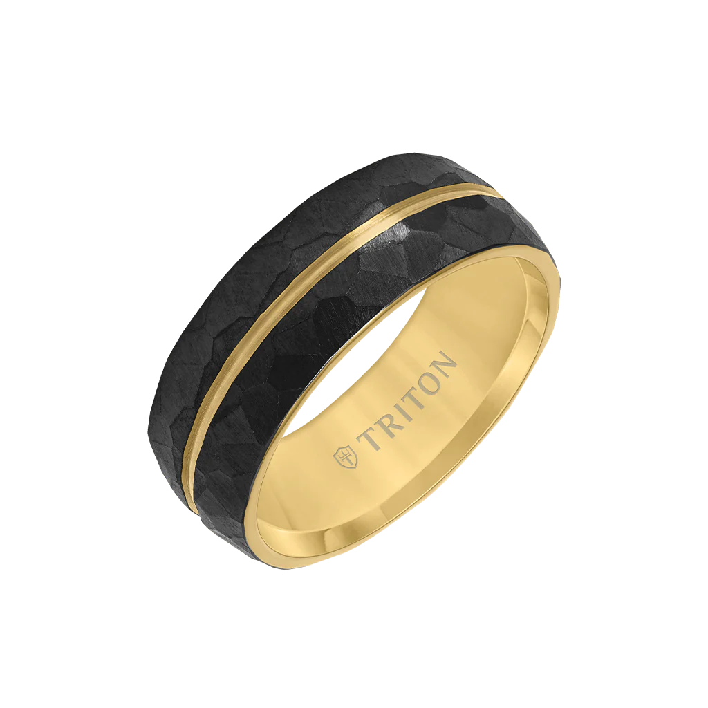 8MM Titanium Ring with Brushed Finish - Image 3
