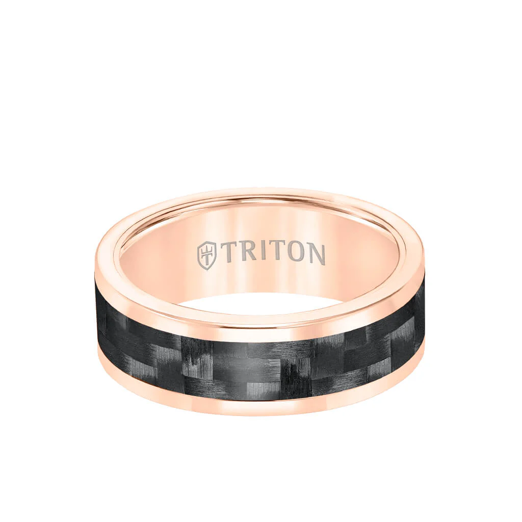 8MM Tungsten and Carbon Fiber Ring - Image 4