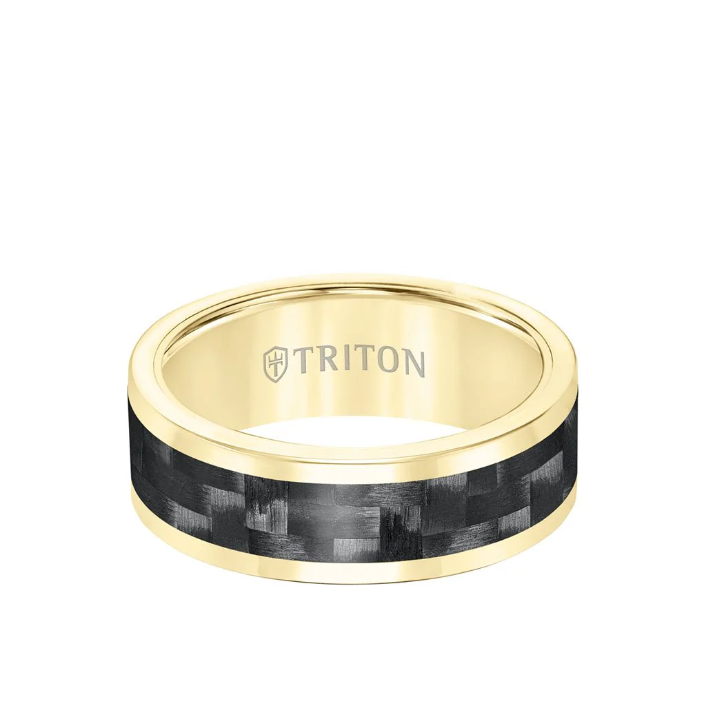 8MM Tungsten and Carbon Fiber Ring - Image 8